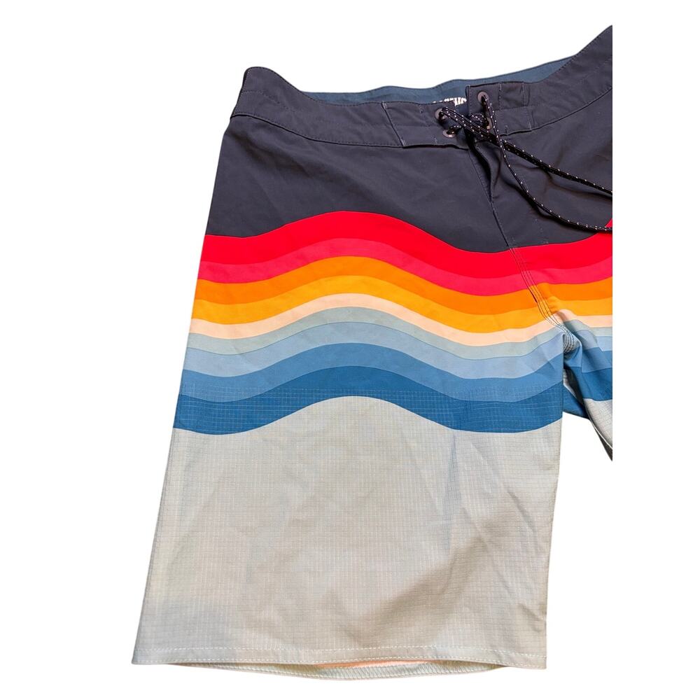 BILLABONG Men's Board Shorts T STREET AIRLITE - Blue Stripes - Size 30 - Picture 4 of 11